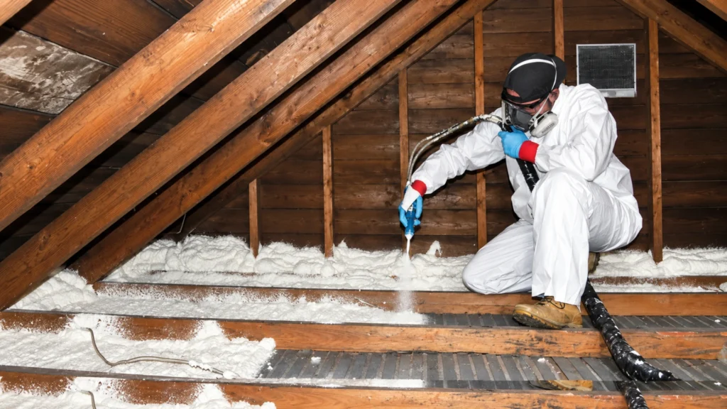 Attic Cleanup and Air Sealing